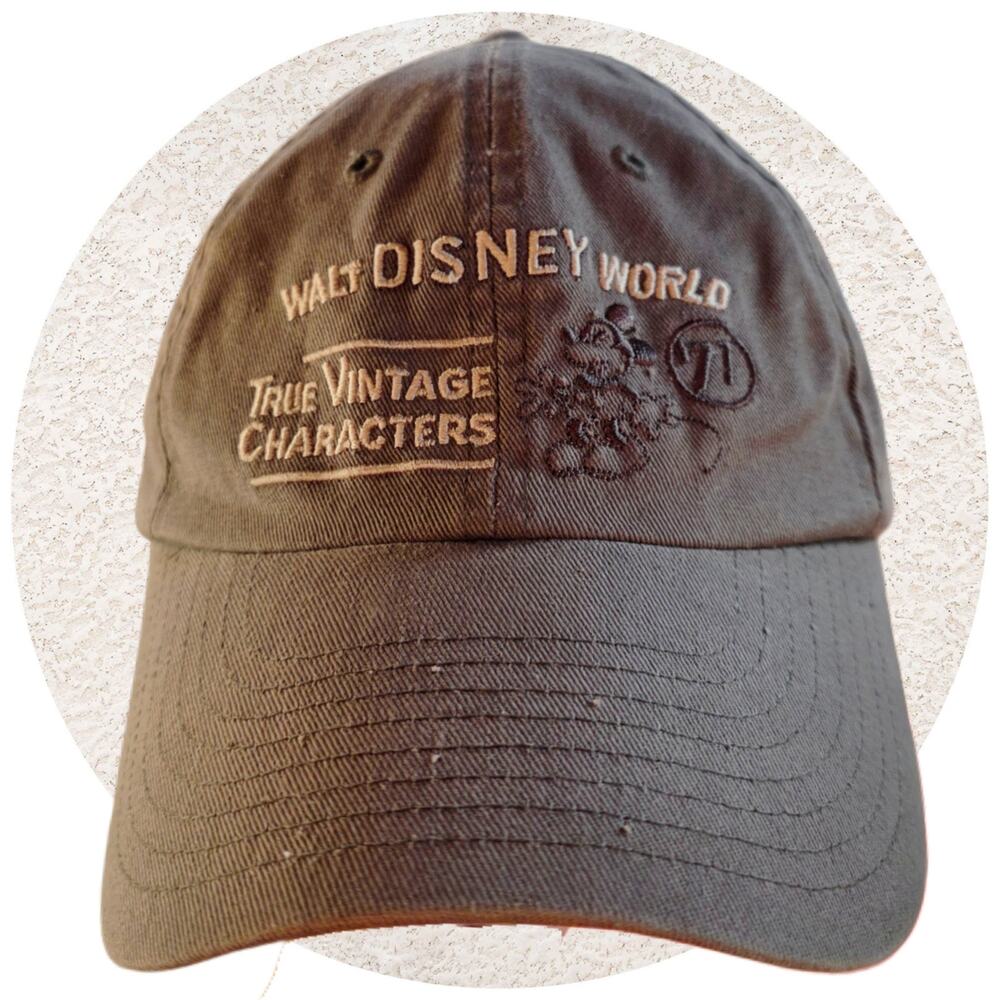 Walt Disney World‎ True Vintage Characters 71 Mickey Mouse Baseball Hat Adult
